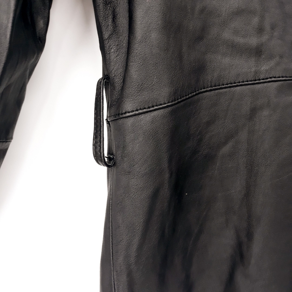 Rachel Zoe Moto Genuine Leather Jacket Size XXS - Picture 12 of 14